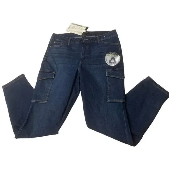 Cargo Style Skinny Jeans - Picture 2 of 7